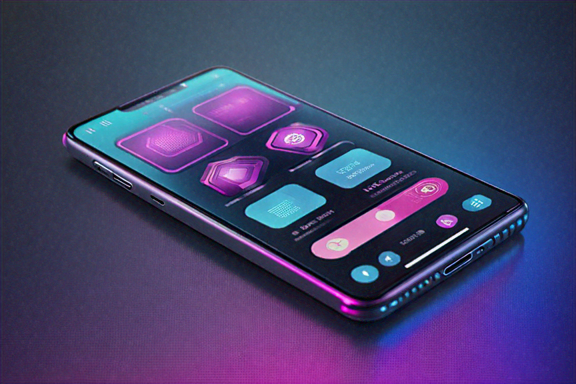 Neon Aesthetic Phone